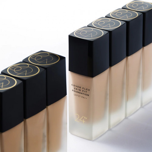BOM Cover Flex Skin Fit Foundation Makiažo pagrindas 30ml