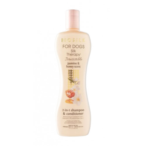 Biosilk For Dogs 2in1 Shampoo & Conditioner Šampūnas ir kondicionierius šunims 355ml