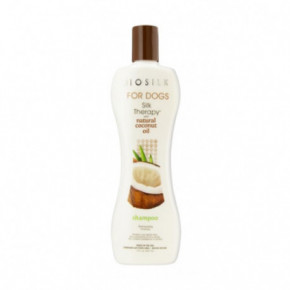 Biosilk For Dogs Coconut Oil Shampoo Šampūnas šunims su kokosų aliejumi ir šilko proteinais 355ml