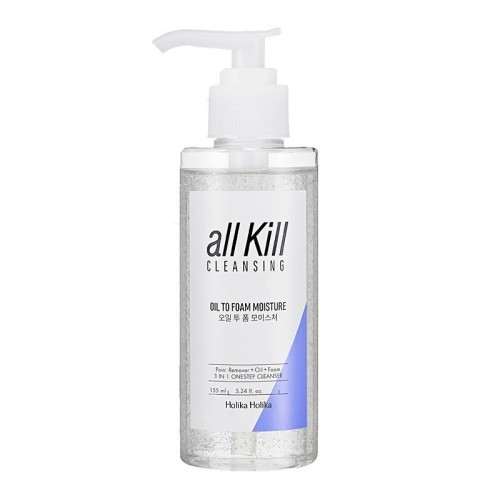 Holika Holika All Kill Cleansing Oil To Foam Moisture valomosios putos 155ml