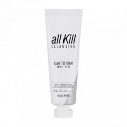 Holika Holika All Kill Cleansing Clay To Foam valomosios putos/kaukė 60g