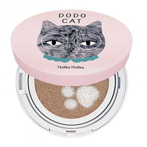 Holika Holika Face 2 Change DoDo Cat Glow Cushion BB makiažo pagrindas (21 DoDo's Rest, 15g) 15g