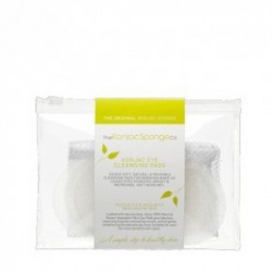 The Konjac Sponge Eye Cleansing Pads Kempinėlės akių makiažui valyti 8vnt