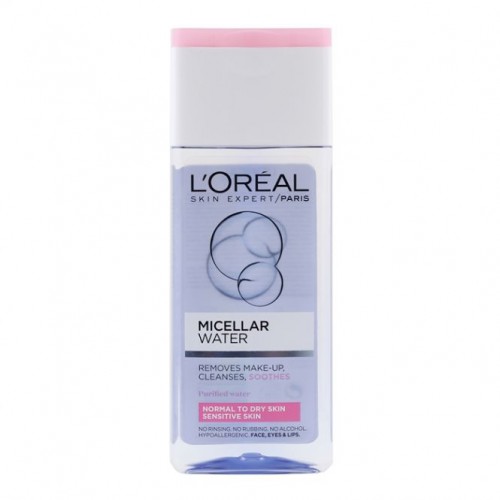 L'Oréal Paris Micellar Water Micelinis vanduo normaliai, sausai ir jautriai odai prižiūrėti 200ml