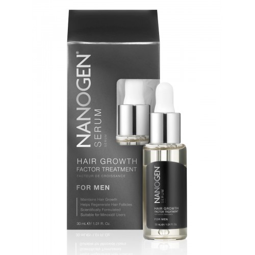 Nanogen Hair Growth Factor Treatment Serum Plaukų augimą skatinantis serumas vyrams 30ml