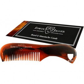 Edwin Jagger Beard & Moustache Comb Barzdos ir ūsų šukos Brown