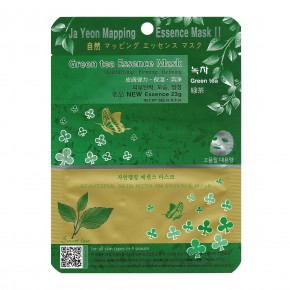 Ja Yeon Mapping Green Tea Essence Mask Kangasmask 24g