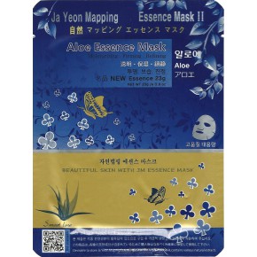 Ja Yeon Mapping Aloe Essence Mask Sejas maska ar alveju 24g