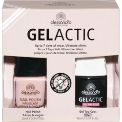 Alessandro Gelactic Nail Set Spalva + Topas 2x10ml