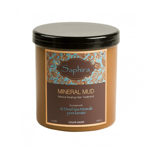 Saphira Divine Mineral Mud Curly Intensyviai drėkinantis, besipučiantiems plaukams mineralinis purvas 250ml