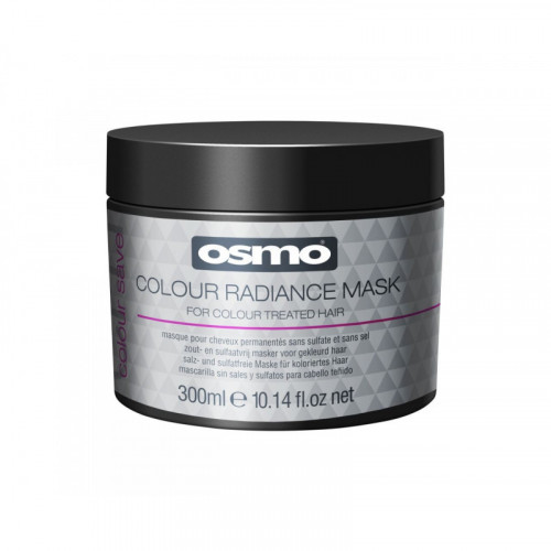 Osmo Colour Save Colour Radiance Mask Blizgesio suteikianti kaukė dažytiems plaukams 300ml