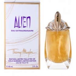 Mugler Alien Eau Extraordinaire Gold Shimmer Tualetinis vanduo moterims 60ml, Testeris