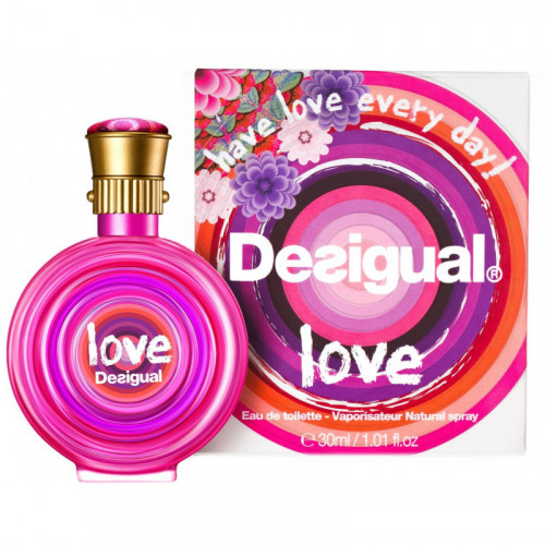 Desigual Love Tualetinis vanduo moterims 100 ml, Testeris