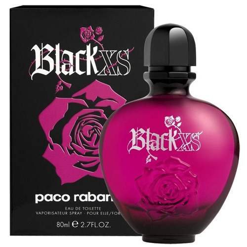 Paco Rabanne Black XS Tualetinis vanduo moterims 80ml, Originali pakuote