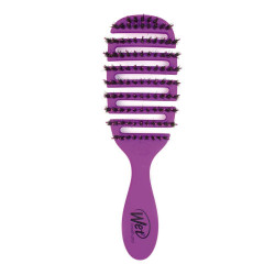 WetBrush Flex Dry Shine Enhancer Plaukų džiovinimo šepetys su natūraliais šereliais Pink