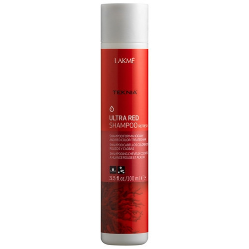 Lakme Teknia Ultra Red Raudoną Spalvą Paryškinantis Šampūnas 100 ml