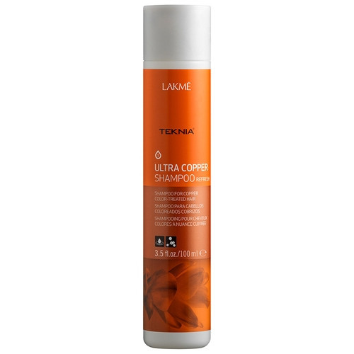 Lakme Teknia Ultra Copper Vario Spalvą Paryškinantis Plaukų Šampūnas 100 ml