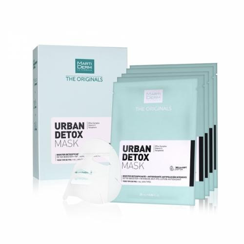 MartiDerm URBAN DETOX MASK Detoksikuojanti veido kaukė 25mlx10vnt