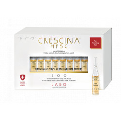 Crescina Re-Growth HFSC 500 Woman Plaukų augimą skatinanti priemonė moterims 10amp.