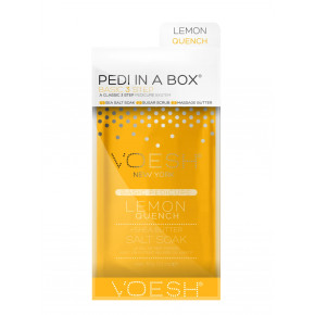 VOESH Basic Pedi In A Box 3in1 Lemon Quench Pēdu ārstēšana Set