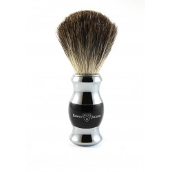 Edwin Jagger Imitation Light Horn & Chrome Shaving Brush Skutimosi šepetėlis 1 vnt.