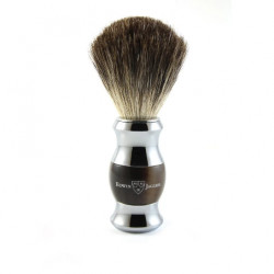 Edwin Jagger Imitation Light Horn & Chrome Shaving Brush Skutimosi šepetėlis 1 vnt.