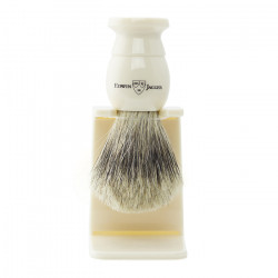 Edwin Jagger Shaving Brush Best Badger & Stand Skutimosi šepetėlis su stoveliu 1 vnt.