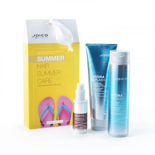 Joico Hydrasplash Summer Kit Intensyviai maitinantis ir drėkinantis rinkinys su apsauga nuo karščio 300+250+50ml