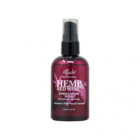 Agadir Hemp and Red Wine Strengthening Serum Pump Stiprinantis serumas sausiems ir pažeistiems plaukams 118ml