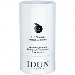 IDUN Oil Serum Hydration Booster Drėkinamasis aliejinis veido serumas su natūraliais aliejais, visiems odos tipams 30ml