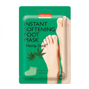 Purederm Instant Softening Foot Mask Hemp Seed 1 pair