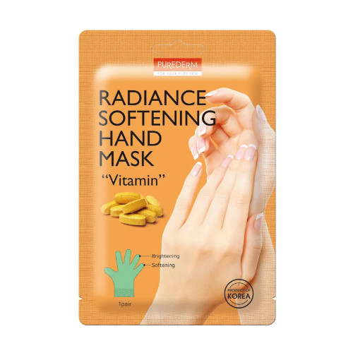 Purederm Vitamin Radiance Softening Hand Mask Minkštinamoji rankų kaukė 1 pora