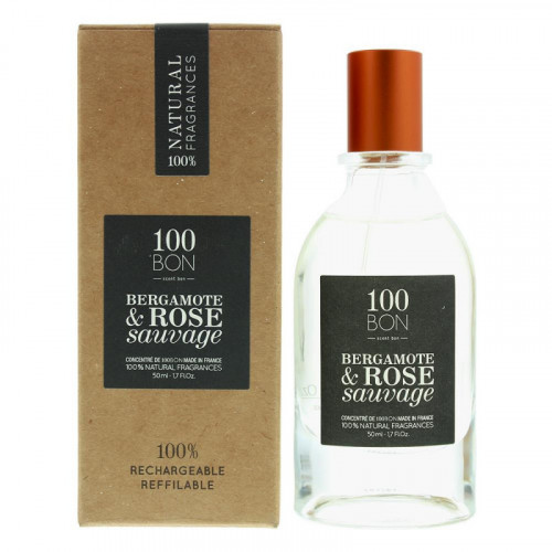 One Hundred Bon Bergamote & Rose Sauvage EDP Concentree Refillable 50ml, Originali pakuote