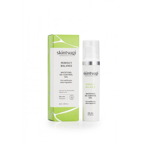 Skintsugi Perfect Balance Matifying Oily Skin Face Gel Matinio poveikio riebios veido odos gelis 50ml