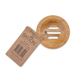 Skoon Solid Bar Dish Apvalus bambukinis padėkliukas 1vnt