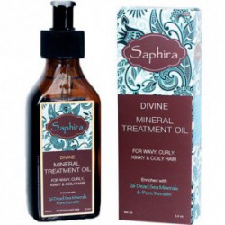 Saphira Divine Mineral Treatment Intensyviai drėkinantis aliejus plaukams 100 ml