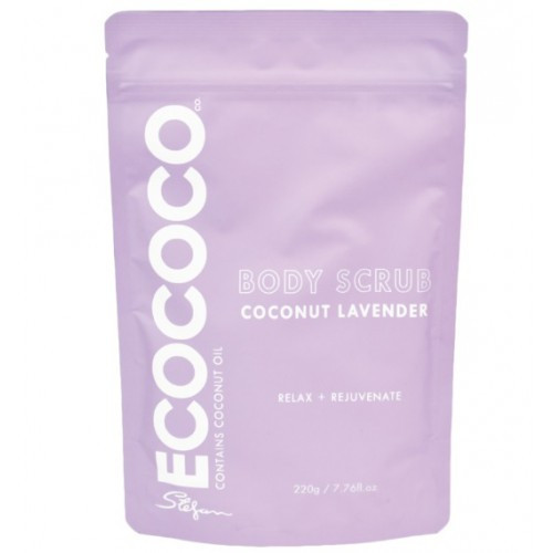 ECOCOCO Lavender Body Scrub Atpalaiduojantis kūno šveitiklis 220g