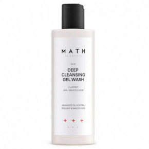 Math Scientific Deep Cleansing Gel Wash Poore sügavpuhastav näopesugeel 200ml