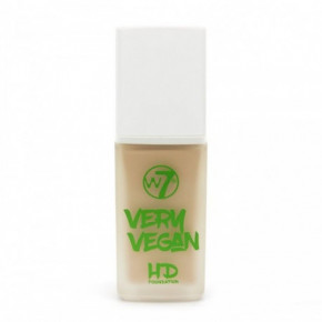 W7 Cosmetics Very Vegan HD Foundation jumestuskreem 30ml