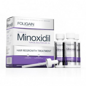 Foligain Minoxidil 2% Hair Regrowth Treatment For Women 3 Months