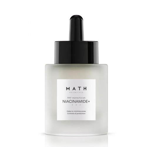 Math Scientific NIACINAMIDE+ Koncentruotas serumas porų ir riebaluotumo mažinimui 30ml