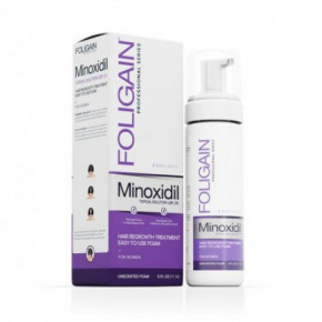 Foligain Advanced Hair Regrowth Treatment Foam For Women with Minoxidil 2% Matu augšanu veicinošas putas sievietēm 3 Mēnešiem