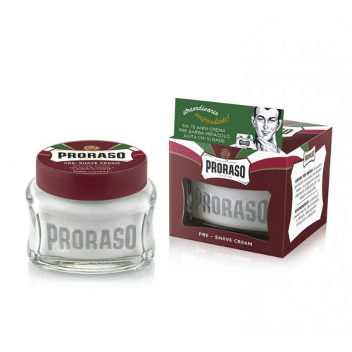 Proraso Pre-Shave Cream Moisturising and Nourishing Maitinantis kremas prieš skutimąsi 100ml