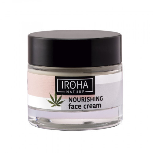 IROHA Face Cream Cannabis Seed Oil Maitinamasis veido kremas 50ml