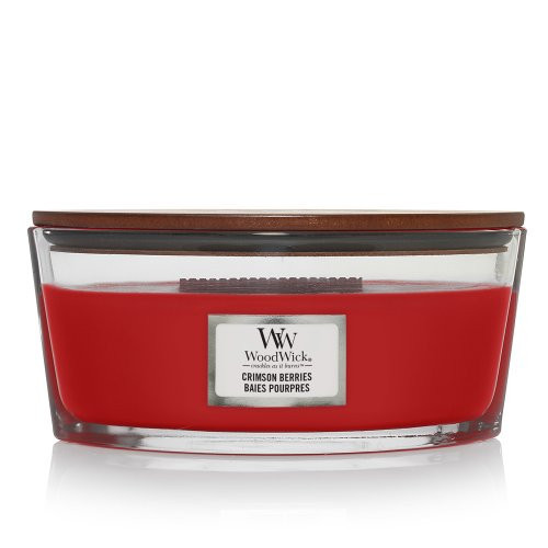 WoodWick Crimson Berries Žvakė Heartwick