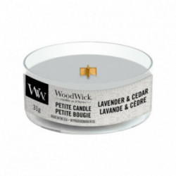 WoodWick Lavender & Cedar Candle Žvakė Heartwick