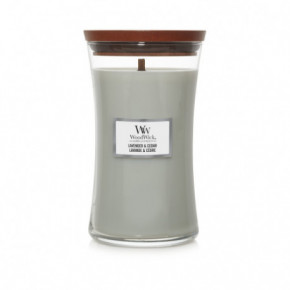 WoodWick Lavender & Cedar Candle Žvakė Large Hourglass