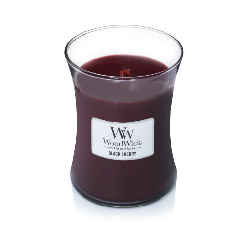 WoodWick Black Cherry Candle Žvakė Heartwick