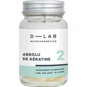 D-LAB Nutricosmetics Absolu De Keratine Puhas keratiin küüntele ja juustele 1 Kuu