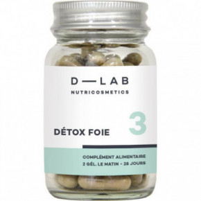 D-LAB Nutricosmetics Detox Foie Toidulisand maksa puhastamiseks 1 Kuu
